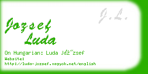 jozsef luda business card